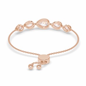 เครื่องประดับเพชรเมียร์แล็บทรงลูกแพร์เจียระไนแบบฝังขอบทอง 14k ประดับเพชร 5 เม็ด สไตล์คลาสสิก สำหรับผู้หญิง - Product Image 6