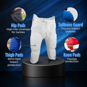 กางเกงฟุตบอลผู้ใหญ่แบบถักสองชั้น, กางเกงฝึกซ้อมฟุตบอลชาย - Product Image 2