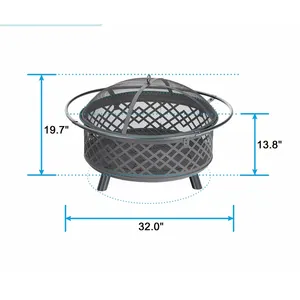 Brasero élégant fait main pour une vie de plein air haut de gamme, design de jardin moderne et loisirs familiaux, brasero extérieur en acier inoxydable - Product Image 4