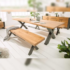 Banco Moderno para Exteriores Vandana Urban Sense THOR 180cm Roble Silvestre Aceitado Diseño Industrial Ecológico Resistente al Agua - Product Image 1