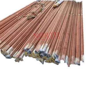 Seamless Customized Copper Pipes C70600 C71500 C12200 Alloy Copper Tube Coil for Gas Industrial and Water Tube