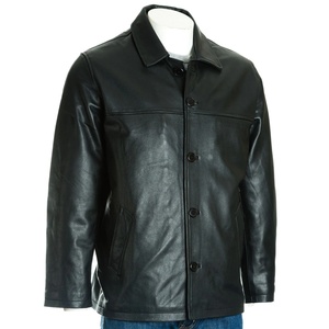 New Arrival <b>Sheepskin</b> Leather <b>Jacket</b> for Men Fashionable Custom Logo Manufacturer Direct sale Leather <b>Jackets</b> - Product Image 1