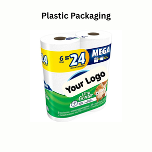 Low MOQ Flexible PE Plastic Packaging Tear Resistant for Toilet <b>Paper</b> Heat Seal Tissue <b>Paper</b> Household Packaging - Product Image 1