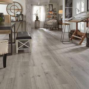 Revêtement de sol SPC LVP robuste de 6 mm, écologique, antidérapant, imperméable, couche d'usure de 20 mil, résistant aux rayures, gaufrage 3D profond, appartement - Product Image 2