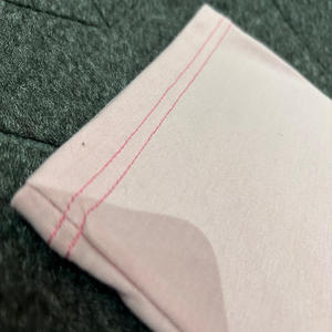 Women's <b>Pink</b> <b>Crop</b> TopRhinestone Work With High Quality Stitched Loose Cotton <b>Tops</b> - Product Image 5