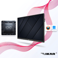 Pizarra Interactiva Inteligente IKAR JX-E5A de 110 Pulgadas 4K UHD IFPD con Android 15, Cámara de 48MP y Pantalla Táctil de 40 Puntos