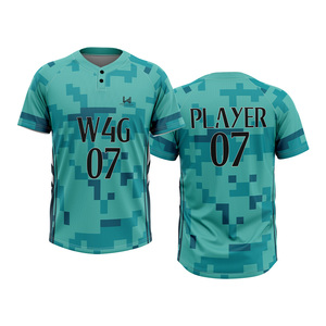 Personalized Transfer Printed College Baseball Jerseys Custom Team Name Breathable Viscose/Cotton <b>Blend</b> Fabric Plus Size Jerseys - Product Image 4