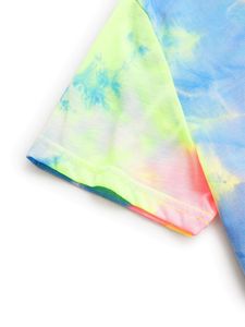 T-shirt Femme Tie-Dye Col Rond Manches Courtes Coupe Classique Décontracté 100% Coton Jersey Respirant Printemps-Été 2026 - Product Image 4
