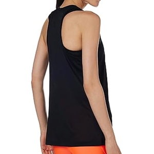 Index <b>Women's</b> <b>Black</b> Sleeveless <b>Tank</b> <b>Top</b> O-Neck Quick Dry Jersey Fabric Summer Casual Wear - Product Image 3