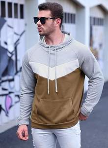 Sweat à capuche personnalisé avec logo imprimé, en polaire chaude, style décontracté streetwear et sportswear, idéal pour l'hiver, coloris uni, fournisseur en gros - Product Image 6