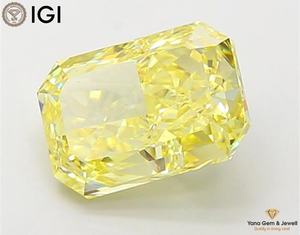 เพชร CVD ขนาด 2.50 กะรัต ความสะอาดระดับ VS1 สีเหลืองสดใสทรงรัศมี พร้อมใบรับรอง IGI สำหรับแหวนแฟนซีสุดพิเศษ - Product Image 4