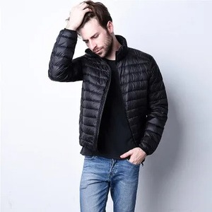 Veste d'hiver matelassée coupe-vent pour homme, personnalisable avec logo fournisseur, col montant et logo frontal, chaude et épaisse, haute qualité - Product Image 6