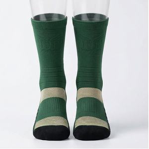 ถุงเท้ากีฬาคุณภาพสูง ยืดหยุ่นดีเยี่ยม Coolmax ระบายอากาศ ซับเหงื่อ ทนทาน สีสันปรับแต่งได้ นุ่มสบาย คู่หนึ่ง - Product Image 1