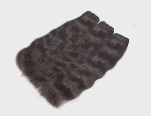 Paquetes de Cabello Ondulado Indio Virgen Más Vendidos, 100% Cabello Humano Suave Negro Natural para Fabricación de Pelucas, Disponible para la Venta - Product Image 2