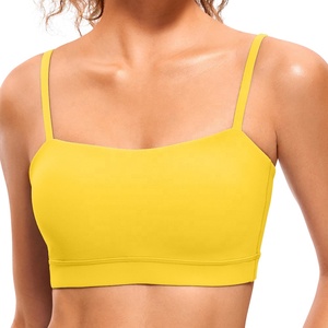 Soutien-gorge de sport anti-choc Logo personnalisé Vêtements sans manches Stringer Gym Yoga Débardeurs pour femmes Fitness Workout Soutien-gorge de sport confortable - Product Image 6