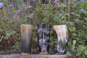 Uso hecho a mano Party Ware Beer Use Horn Glass y el mejor vidrio pulido y tamaño personalizado - Product Image 2