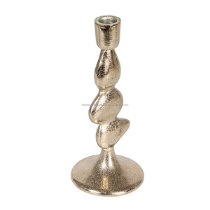 Cast Aluminum Stacked Taper Candle Holder - Product Image 6