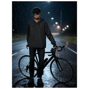 Mens Rain <b>Jacket</b> Waterproof Lightweight Packable Rain Shell Hooded Windbreaker Breathable Outdoor Raincoat for Golf Hiking - Product Image 2
