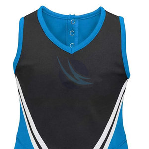 Uniforme de Porristas Personalizado OEM para Mujer, Ropa Deportiva Transpirable de Poliéster, Traje Ligero de Alto Rendimiento con Estampado por Transferencia de Calor, 100g - Product Image 5