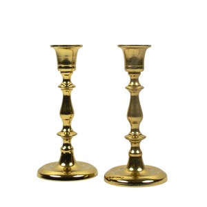 Juego de 2 Candelabros de Metal Ecológicos Modernos y Elegantes de Primera Calidad, Plateados, para Decoración del Hogar en Pascua, Regalos - Product Image 2