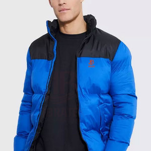 Veste matelassée pour homme 100% polyester imperméable pour usage extérieur, vente en gros, logo et designs personnalisés, veste pour homme - Product Image 5