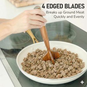 Hachoir à viande en bois 100% fait main, écologique, design moderne, qualité supérieure, vente en gros, prix d'usine bas - Product Image 3