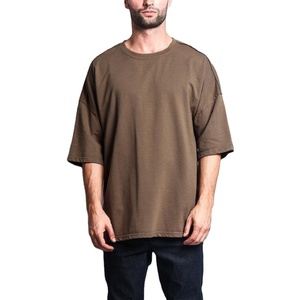 T-shirt blanc personnalisé de haute qualité, respirant, grande taille, surdimensionné, 180 g/m², 100 % coton, pour hommes - Product Image 6