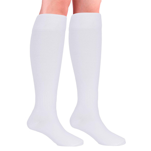 Chaussettes de sport en coton pour hommes, service OEM, couleur blanche automne, respirantes, antidérapantes, pour adultes, toutes saisons - Product Image 2