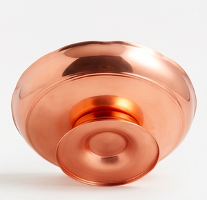 Bol à fruits secs en cuivre poli, design moderne, idéal pour la vaisselle, les mariages, les hôtels et le service de nourriture. - Product Image 3