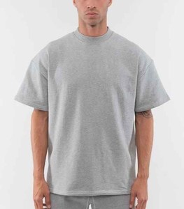T-shirt épais 100 % coton vierge pour homme – Coupe ample et décontractée - Product Image 3