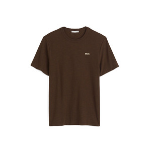 Camisetas de Algodón Slub para Hombre, Manga Corta, Corte Regular, Logotipo Bordado, Ropa Básica de Moda, Producción de Camisetas Casuales para Hombre - Product Image 4