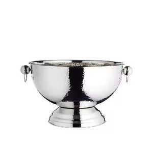 Seau à champagne en métal massif élégant pour la décoration de table – Accessoires de bar, seaux à glace pour vin, bacs à boissons pour fêtes et événements - Product Image 4