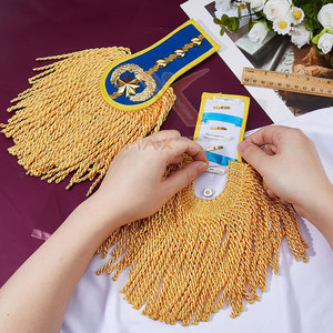 Nuevo Diseño Personalizado, Más Vendido, Bajo MOQ, Epaulettes de Hombro para Uniformes Ceremoniales - Product Image 3