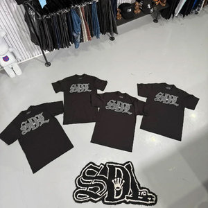 Camisetas vintage de 300 gsm con diseños personalizados Skysdalimittt, 100% algodón, Skysdalimit DTG/DTF, camiseta personalizable, ropa SDL, camisetas para hombre. - Product Image 5