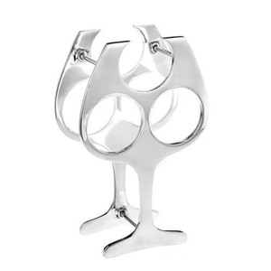 Latest Brass Wine <b>Rack</b> With Geometric Design For 2 Bottles Minimalist Home Furniture Decor Handmade Iron Wine <b>Racks</b> - Product Image 5