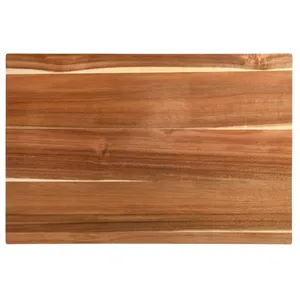 Planche à découper en bois, finition naturelle, pour la cuisine, la découpe des aliments, des légumes, de la viande, des fruits et l'usage quotidien, en promotion. - Product Image 2