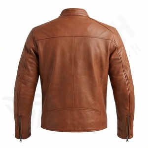 Veste de moto en cuir véritable pour homme de qualité supérieure, nouvelle arrivée, vestes de moto d'hiver, protections amovibles, personnalisables - Product Image 2