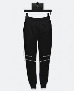 Fabricant vente en gros pantalon de survêtement évasé en polaire lourde OEM logo personnalisé impression bouffante 3D hiver anti-rides pantalons de survêtement en coton - Product Image 1