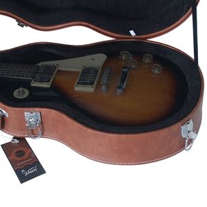Étui rigide pour guitare électrique 13657298 marron à surface bombée pour sacs et protections d'instruments de musique de style GLP - Product Image 3