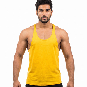 Custom Sporty <b>Running</b> <b>Singlet</b> Sublimation Printed O-Neck Lightweight Quick Dry Breathable Workout Tank Top 100% Polyester Men - Product Image 2