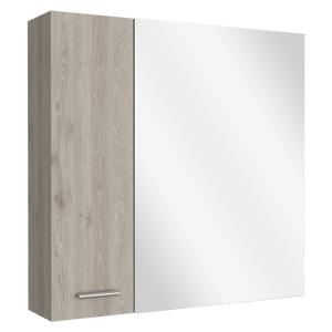 Armadietto per medicinali Kenya a doppia anta con quattro ripiani interni, specchio da bagno con pratica soluzione di archiviazione - Product Image 5