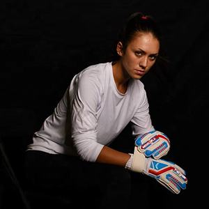 Hot Selling <b>Football</b> Goalkeeper Gloves Equipment Adult Game Goalkeeper Gloves Training Non-slip Wear-resistant Finger Gloves - Product Image 6