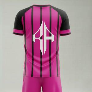 Uniforme de Fútbol para Hombre de Alta Calidad con Cuello en V, 100% Poliéster, Manga Corta, Personalizado, Transpirable, con Logotipo Personalizado por RIVIAN ATLANTIC - Product Image 2