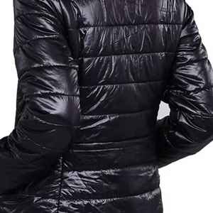 แจ็คแอนด์จิล ลอง แบล็ค แพ็คเคเบิ้ลแจ็คเก็ตผู้หญิง เสื้อโค้ทกันหนาวน้ำหนักเบาแบบควิลท์  เสื้อพัฟเฟอร์อุ่นๆ สำหรับเดินทาง ท่องเที่ยวกลางแจ้ง แฟชั่นเสื้อคลุม - Product Image 5