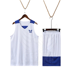 ชุดบาสเก็ตบอลแบบกลับด้านได้ ดีไซน์ใหม่ล่าสุด ผลิตจากโพลีเอสเตอร์ - Product Image 2