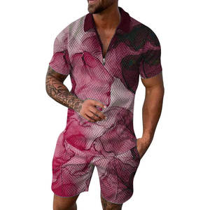 Conjunto de camiseta y pantalones cortos de algodón transpirable de alta resistencia para hombre, con las mejores características, directamente del proveedor de fábrica. - Product Image 5