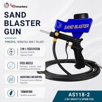 Nouveau pistolet de sablage manuel portable LEMATEC à alimentation par gravité, capacité de stockage de 600 cc, pression maximale de 150 PSI, facile à utiliser