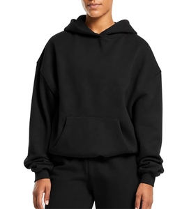 Sudadera Extra Grande de Alta Calidad para Mujer, Sudadera con Capucha Gruesa para Otoño e Invierno, Sudadera Holgada Informal Personalizada para Mujer - Product Image 3