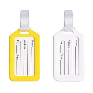 Étiquettes de bagages en plastique OEM 2026 à prix abordable, personnalisables avec logo, étiquettes de bagages vierges pour sublimation - Product Image 2