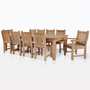 Silla de Comedor con Brazos, Estructura de Madera de Teca Sólida, Material Resistente para Decoración del Hogar y Muebles de Jardín - Product Image 2